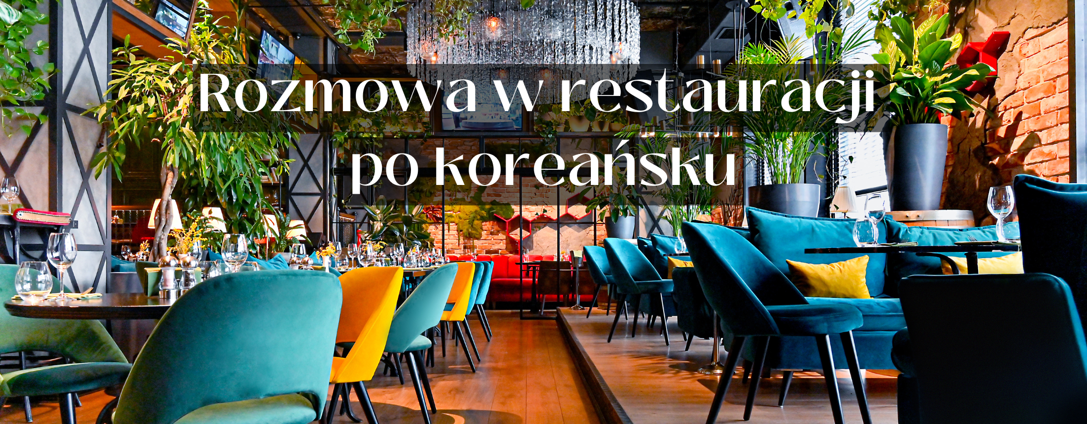 rozmowa w restauracji po koreańsku